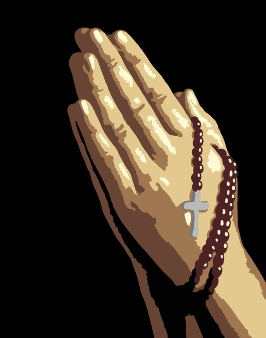 Mains en prière 